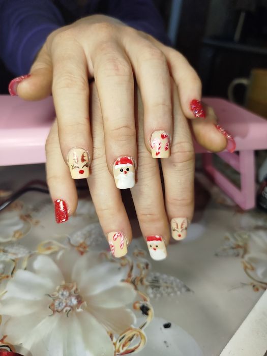 Маникюр 3000тг наращивание