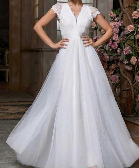 Rochie alba de mireasa