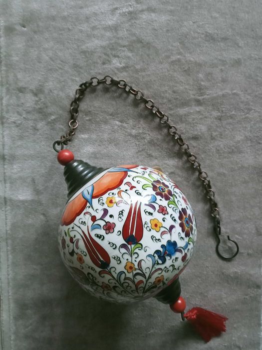 Sferă porțelan, pictată manual