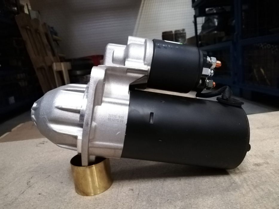 Electromotor nou cu reductor pus pe motor Deutz cu 9 sau 11 dinti