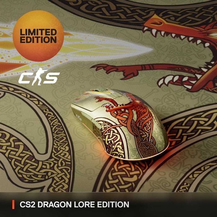SteelSeries x Counter-Strike 2 Dragon lore edition