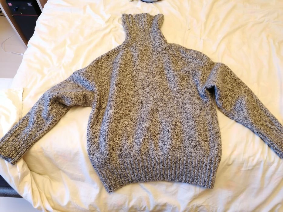 Pulover zara marime M dama gri zara