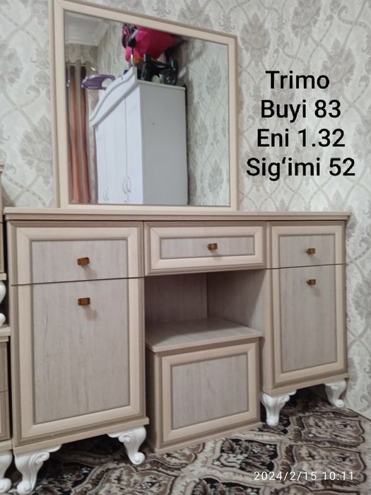 Arzon narxda razmeri kotta mebel komplekt sotiladi