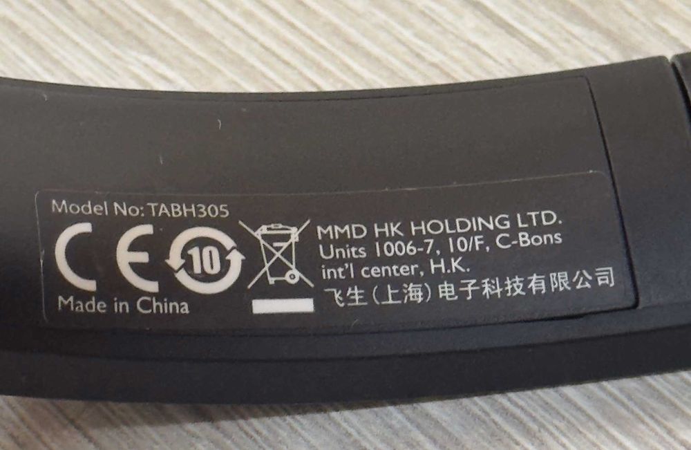 Слушалки Philips BASS+ TABH305BK