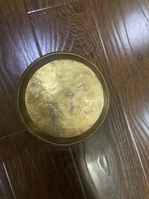 Старинная латунная чаша клеймо Красн. Выбор