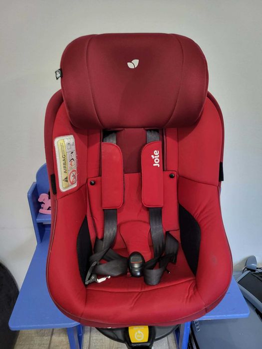 Scaun auto JOIE Spin 360 Merlot C1416AFMER, Isofix, 0-18 kg, rosu
