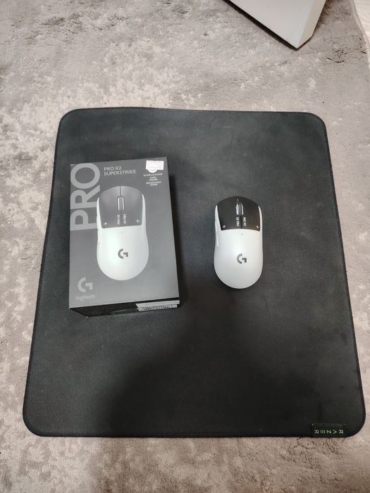 Игровая мышь Logitech Pro X2 Superstrike (+ коврик Razer в ПОДАРОК)