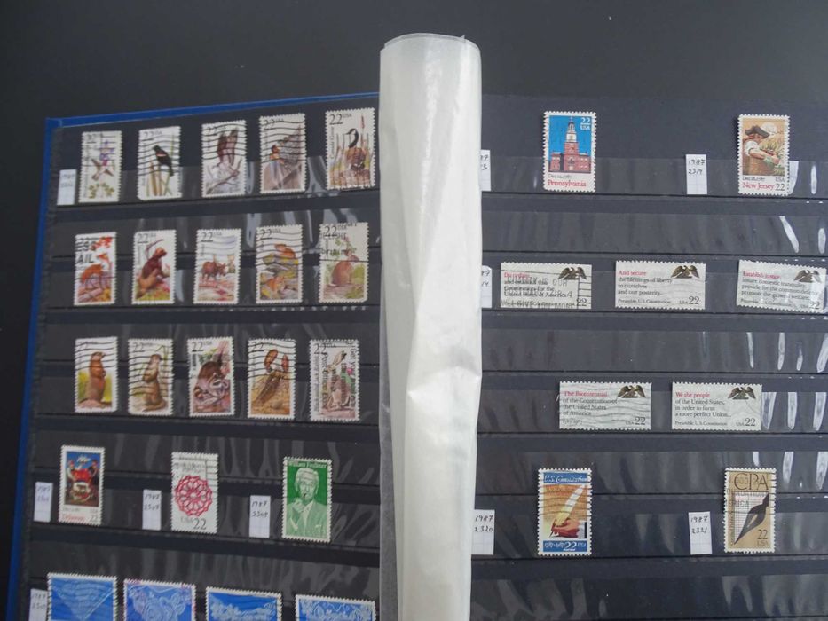 USA/SUA Clasor cu timbre stampilate 1985-2005 (Lot K003)