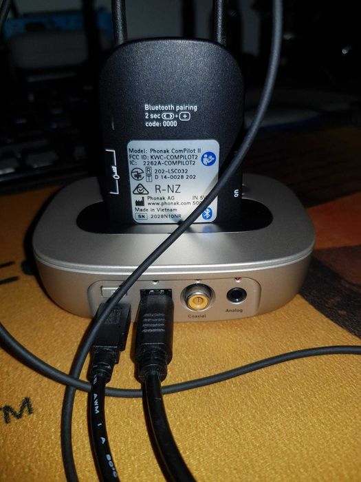 Phonak  ComPilot II+Tv Link II, Streamer multifunctional.