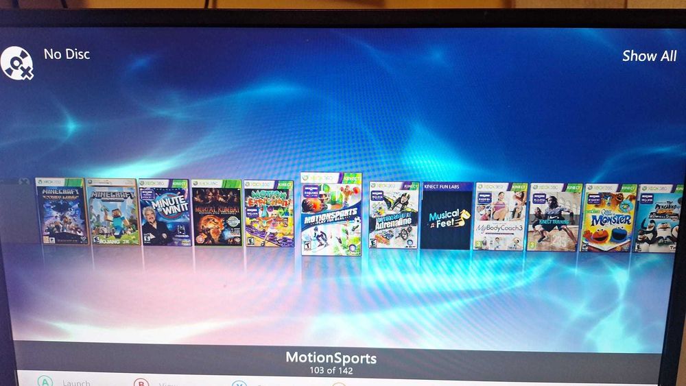 Xbox 360 S MODAT RGH cu Kinect , cu hdd de 500 GB sau 1 TB