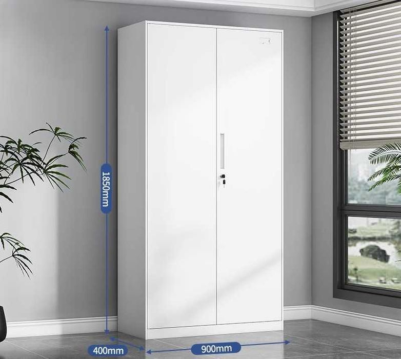 Белый металлический шкаф для документов / Oq metall hujjatlar shkafi