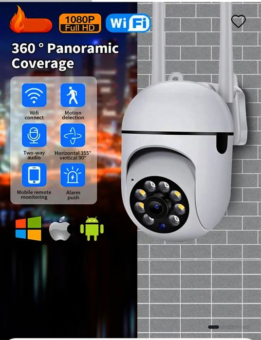 ОПТОМ!!! ВА ДОНАГА Wifi camera 360,Камера Видеонаблюдения Биринчи кол
