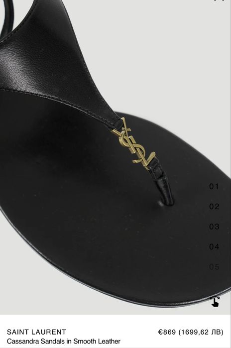 Сандали Saint Laurent