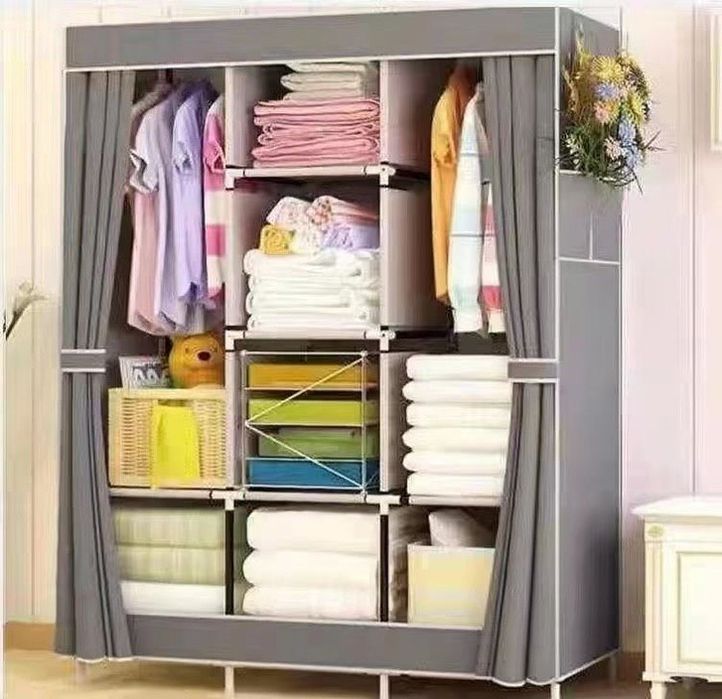 Тканевый шкафд одежды вешалка