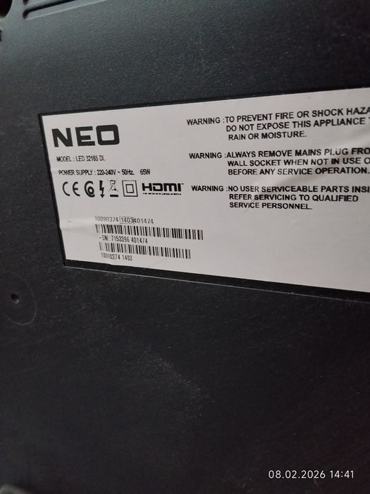 Продавам Телевизор NEO