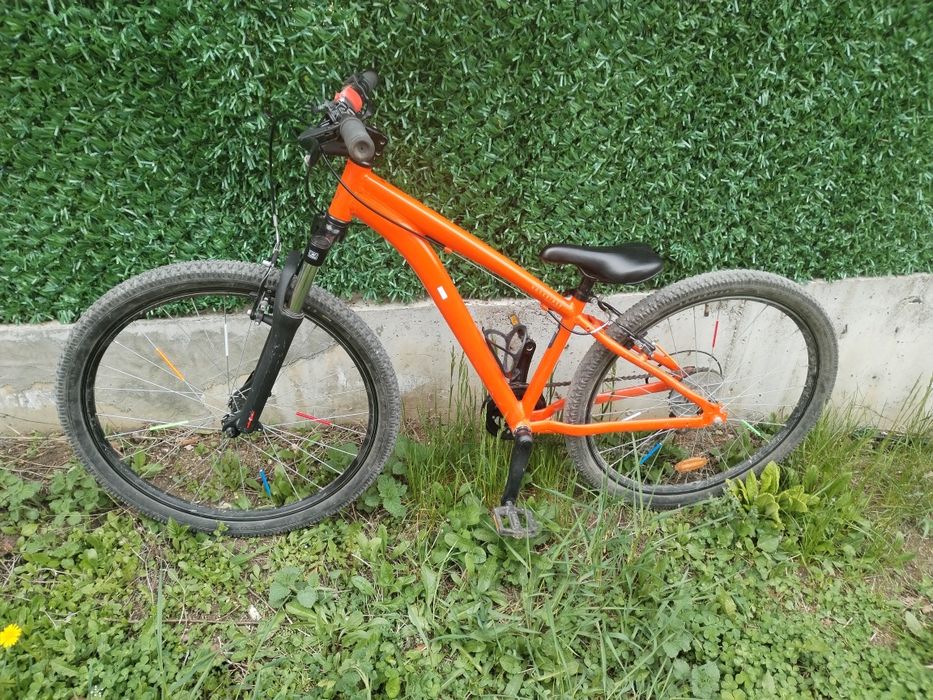 ДЕТСКИ ПЛАНИНСКИ ВЕЛОСИПЕД EXPL 500, 26", 9 – 12 ГОД., ОРАНЖЕВ