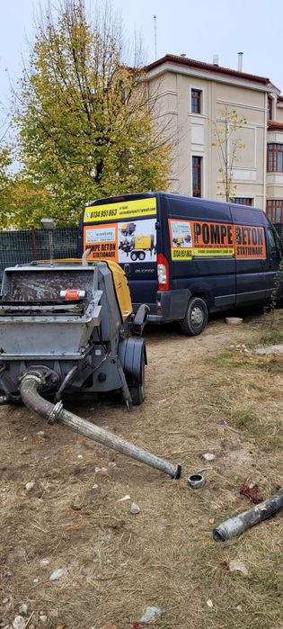 Inchiriere Pompa beton NOUA cu PESTE  100ml furtun