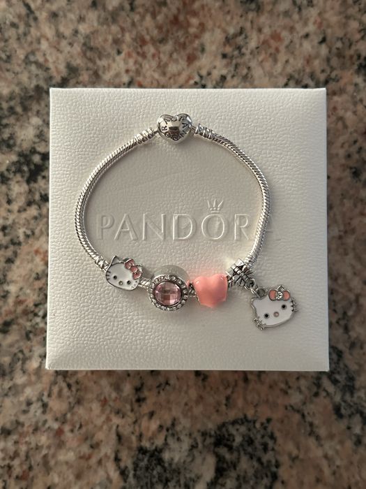 Bratara Pandora cu hello kitty