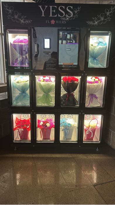 Готовый бизнес, вендинговый цветочный постомат