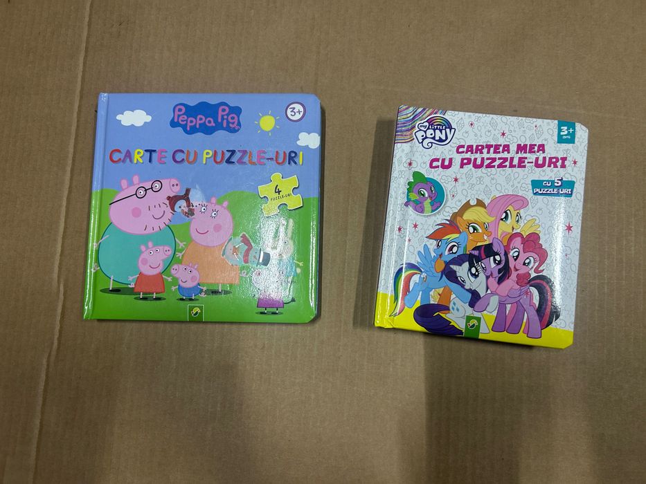 Carti cu puzzle , proiector