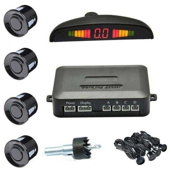 Senzori de parcare  cu display LED, negru