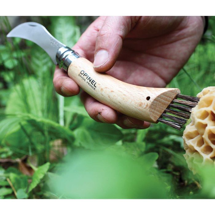 OPINEL нож за гъби ОПИНЕЛ N°08 Mushroom гъбарски нож с четка