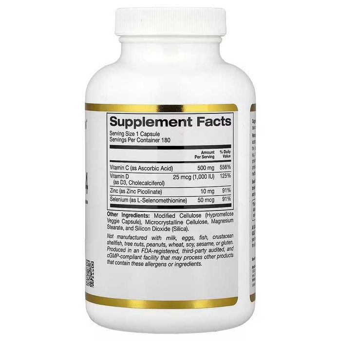 California Gold Immune 4 Defender 4 средство для укрепления иммунитета