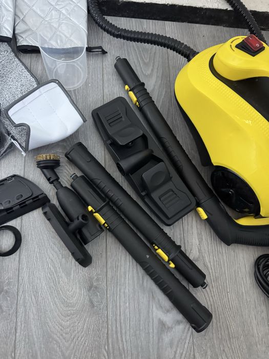 Мултифункционална Парочистачка TVD Steam Cleaner 1.53L Голяма Силна Пароструйка, с Много Аксесоари!