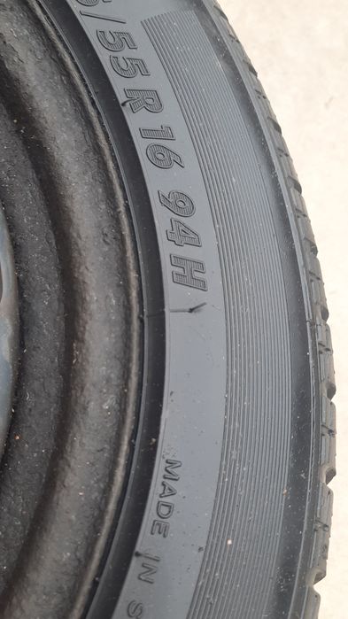 Jante tabla cu anvelope de iarnă,5x112/R16, vw,skoda