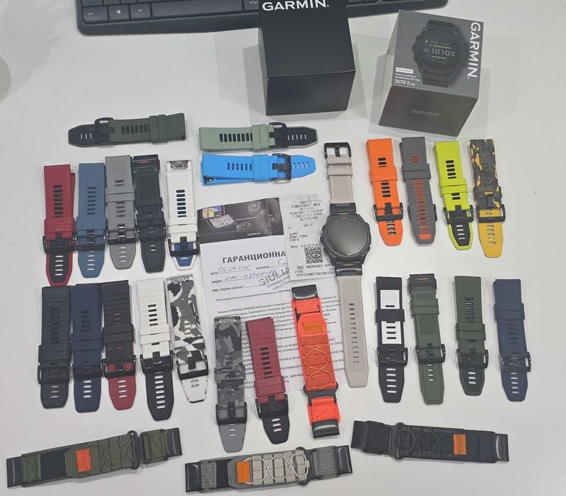 Продавам GARMIN Tactix 8, 51 mm, Solar, Ballistics Elite