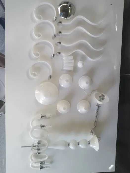 Lustra-Candelabru"Montanera", Sticla/Metal. Spectaculos - 85o lei