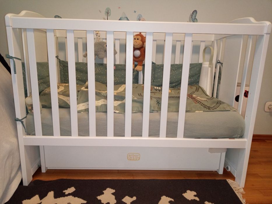 Арбор (Arbor) Бебешко легло & Люлка + матрак 
Размер: За матрак 60