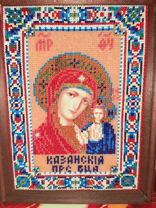 Иконы из бисера. Ручная работа