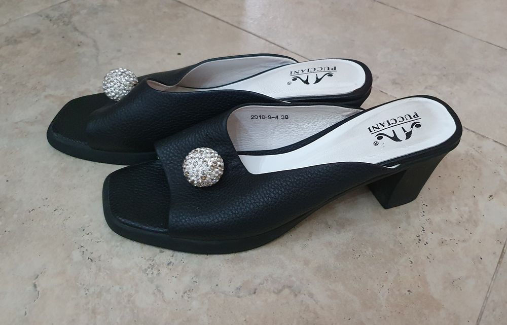 Мюли кожа натуральная