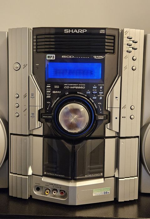 SHARP -Уредба  Mp3 CD Cassette Tuner