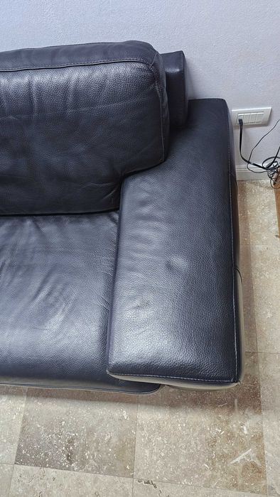 Canapea din piele naturală – stare foarte bună
