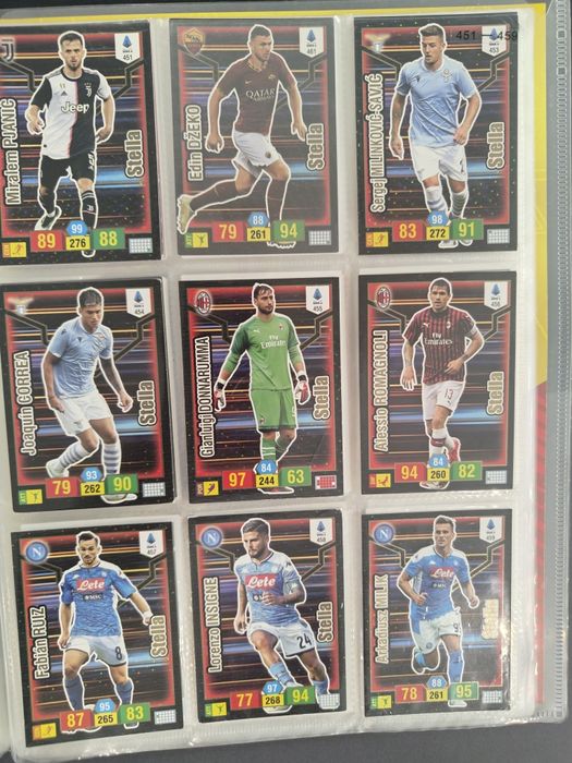 Colecție Adrenalyn XL + album 2019-20: +563 Carduri MINT (Fără dubluri) Trofeo | Handanovic Top Player | Seturi Complete