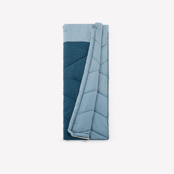 Sac de dormit de camping 10°c din bumbac, - produs resigilat Decathlon