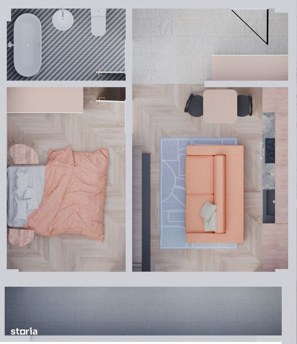 Apartament 2 camere Park 4 Residence Lumina