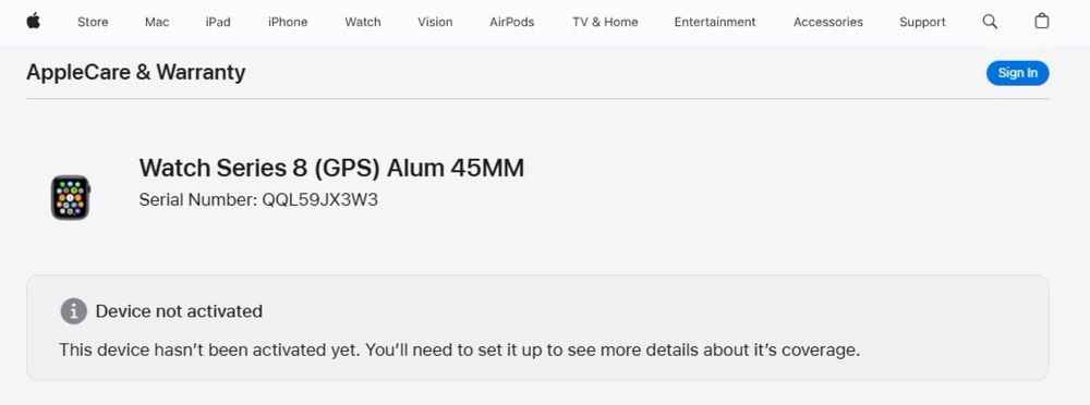 NOU Apple Watch Series 8 45 mm Midnight Aluminium