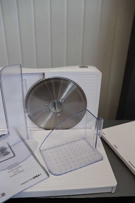 Слайс Машина за рязане Domo 120W MS171, бяла, леко спукана приставка