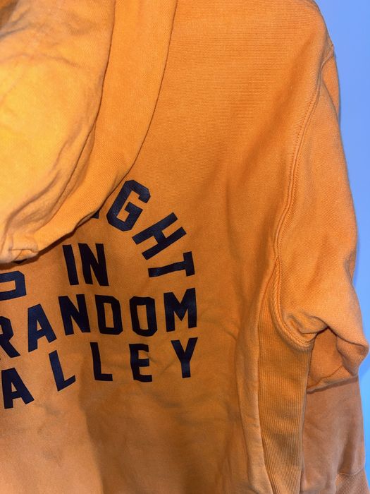 Hanorac portocaliu cu glugă, mărimea S