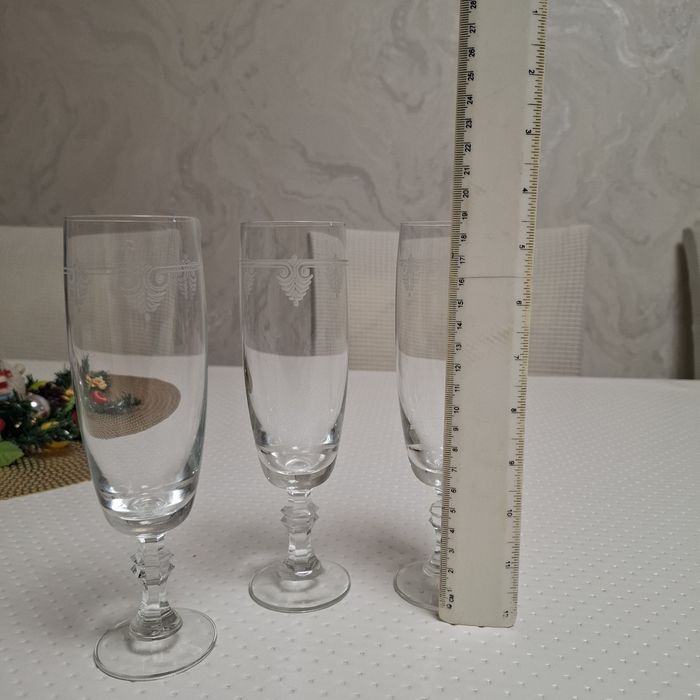 Фужеры из богемского стекла