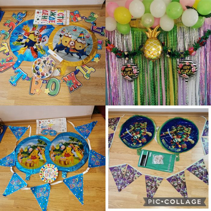 миньони мечо пух нинджи  украса рожден ден