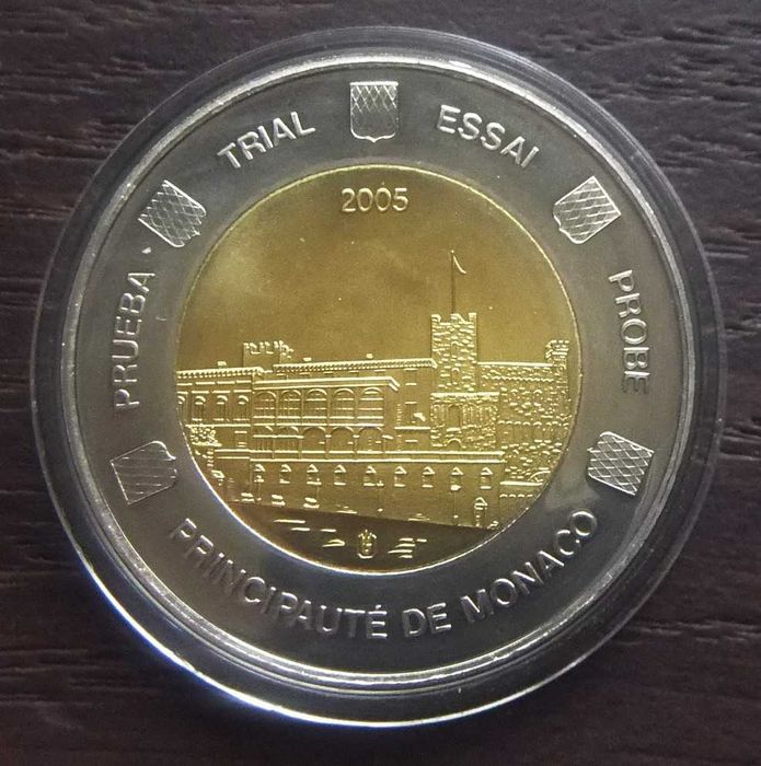 Монако 2 евро 2005 - проба