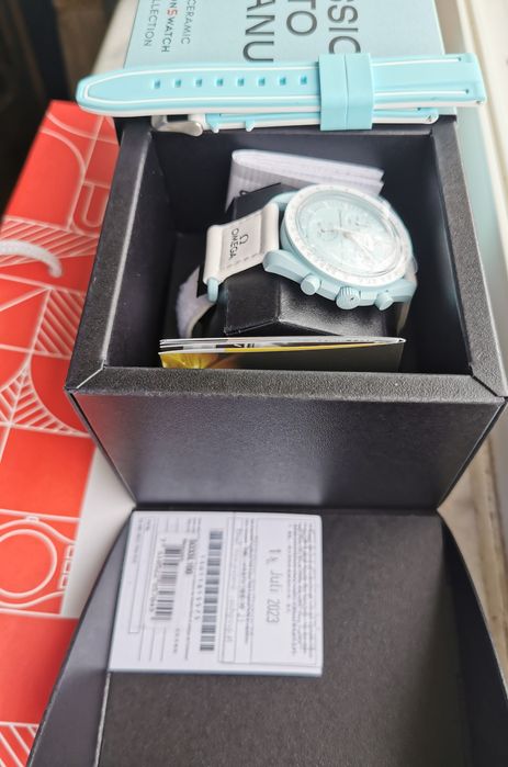 Ceas Swatch Omega Mission to Uranus-nou, bon , garantie