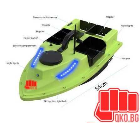 Лодка за захранка 4 коша, 100 точки GPS автопилот и компас D20 D19