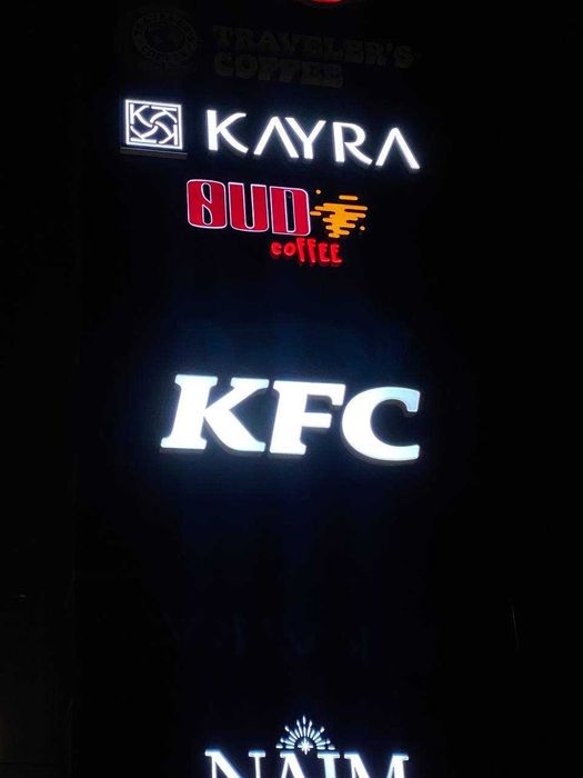 Reklama xizmati | Объёмные буквы | 3D harf | Рекламные услуги | Баннер