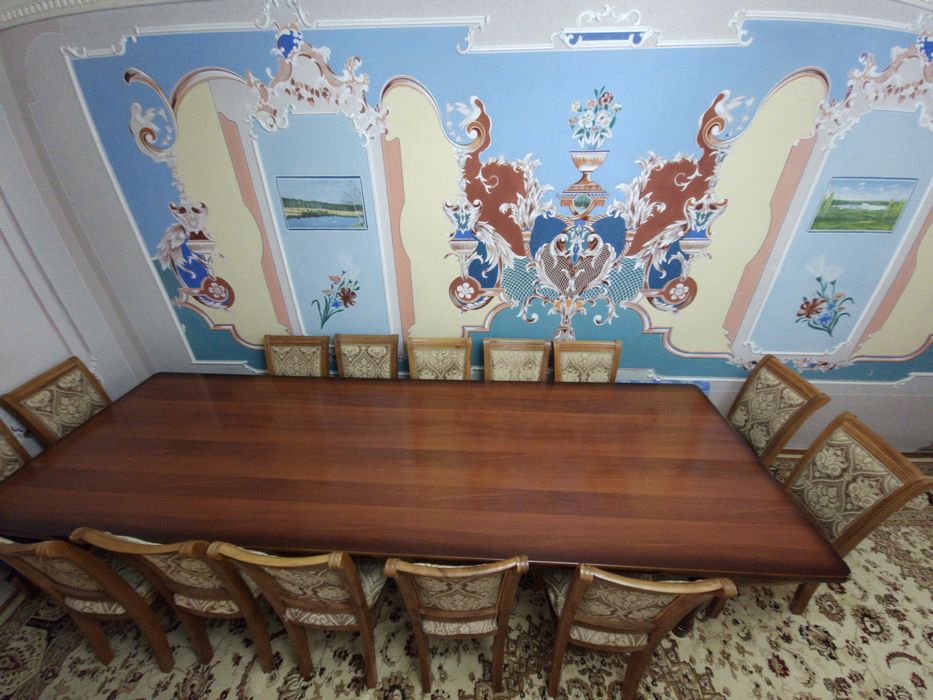 Стол стул набор на 18 персон