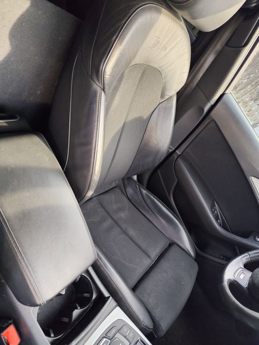 Scaune sline audi A6 4G. Interior sline semi piele audi A6 C7 4G